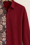 Spretix Men's Premium Floral Patchwork Casual Full Sleeve Shirt