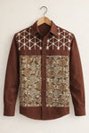 Spretix Men's Premium Batik Patchwork Casual Full Sleeve Shirt